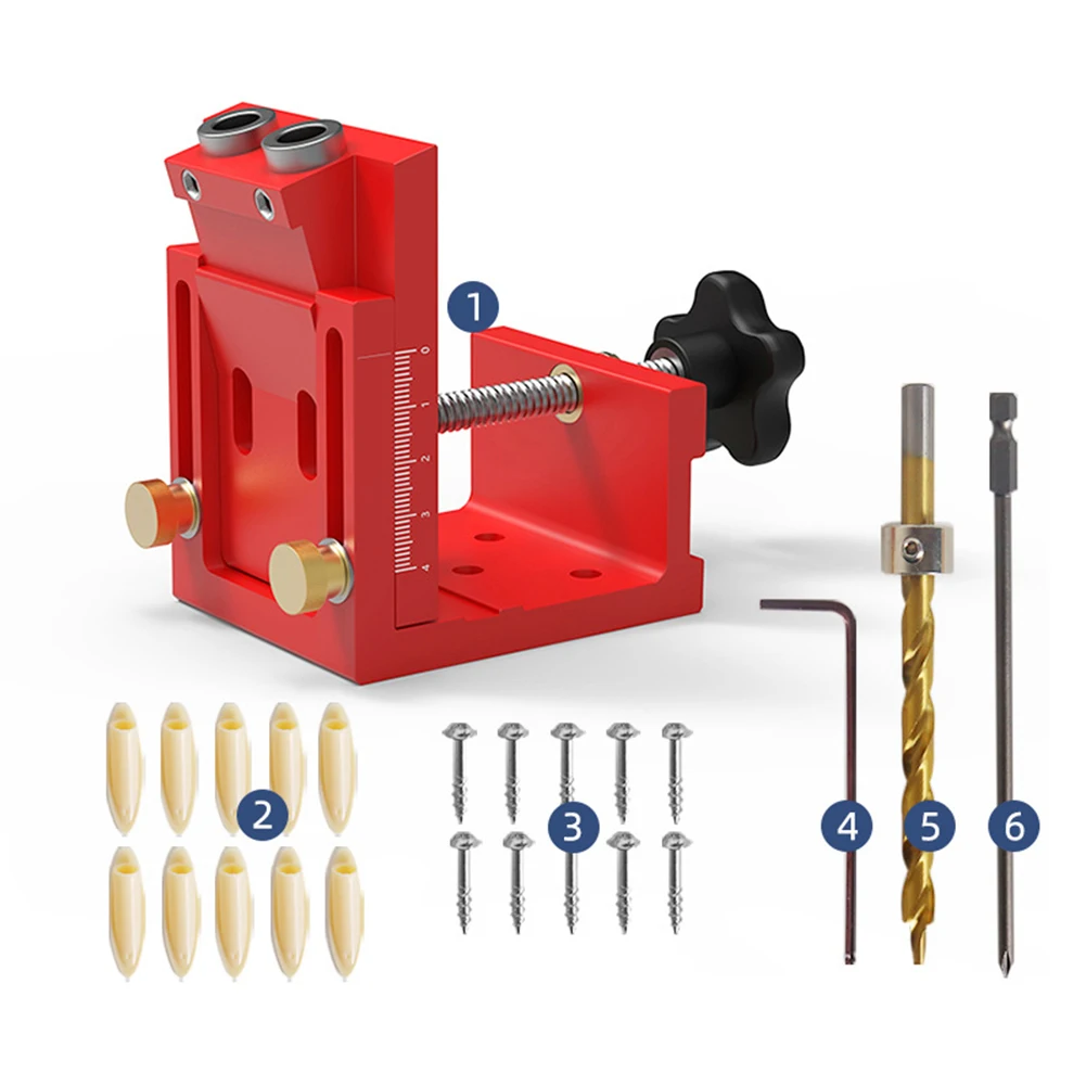 Efficiently Crafted Aluminum Alloy Oblique Hole Locator Designed Specifically for Advanced Woodworking Techniques