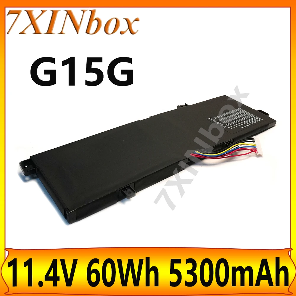 7XINbox G15G 11.4V 60Wh 5300mAh Laptop Battery For Thunderobot 911 Targa T6a T6d For Machenike F117 For Gigabyte SabrePro 15