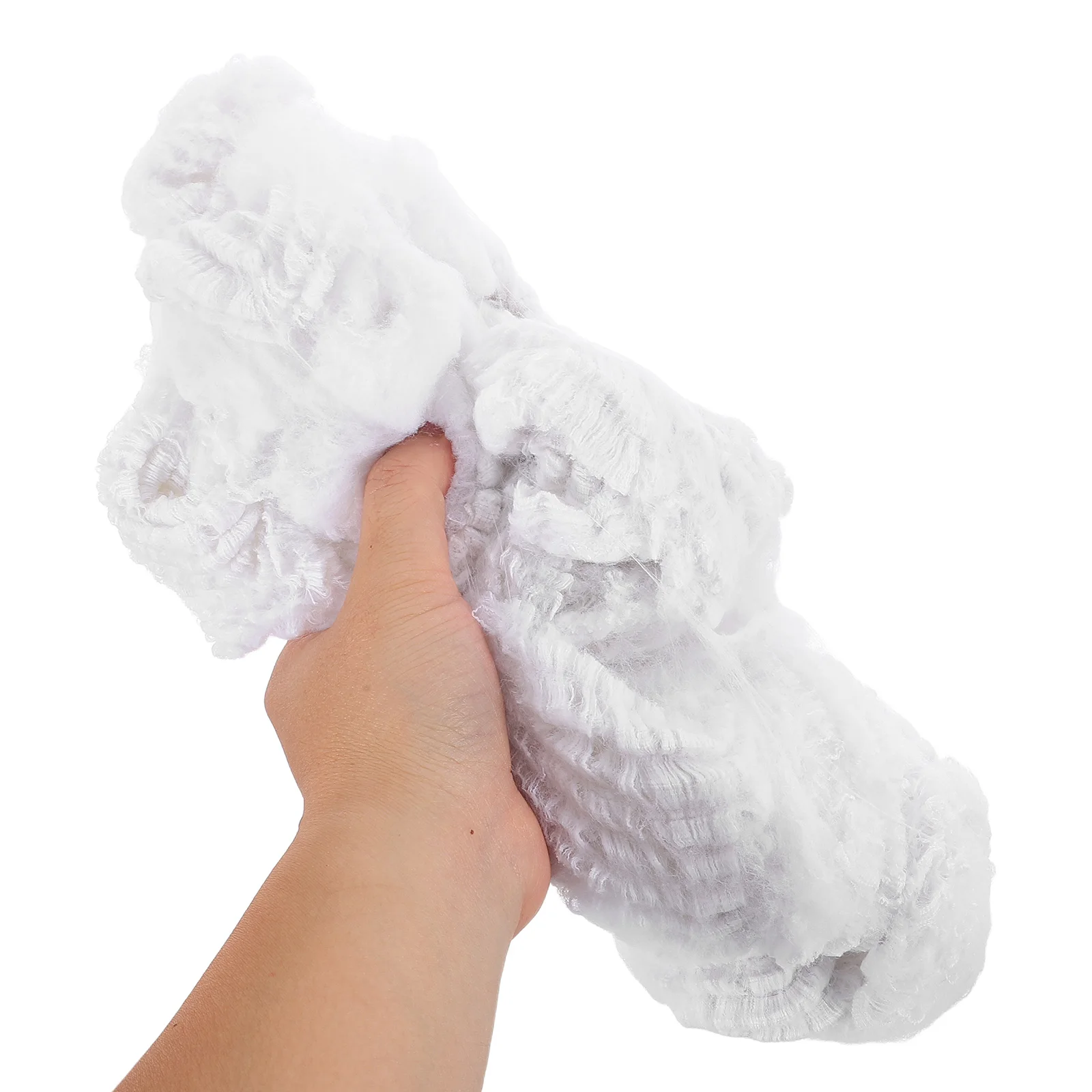 

Halloween Spider Web Creepy Cloth White Fake Spiders Props Mini Prank Gadgets Cotton Cob Webs