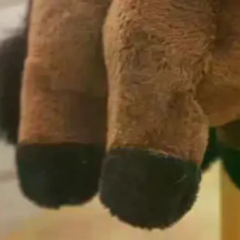 1Pcs Cartoon Pony Anhänger Stofftier Pferd Plüsch Spielzeug Schlüssel Ring Rucksack Ornamente Hängende Dekoration