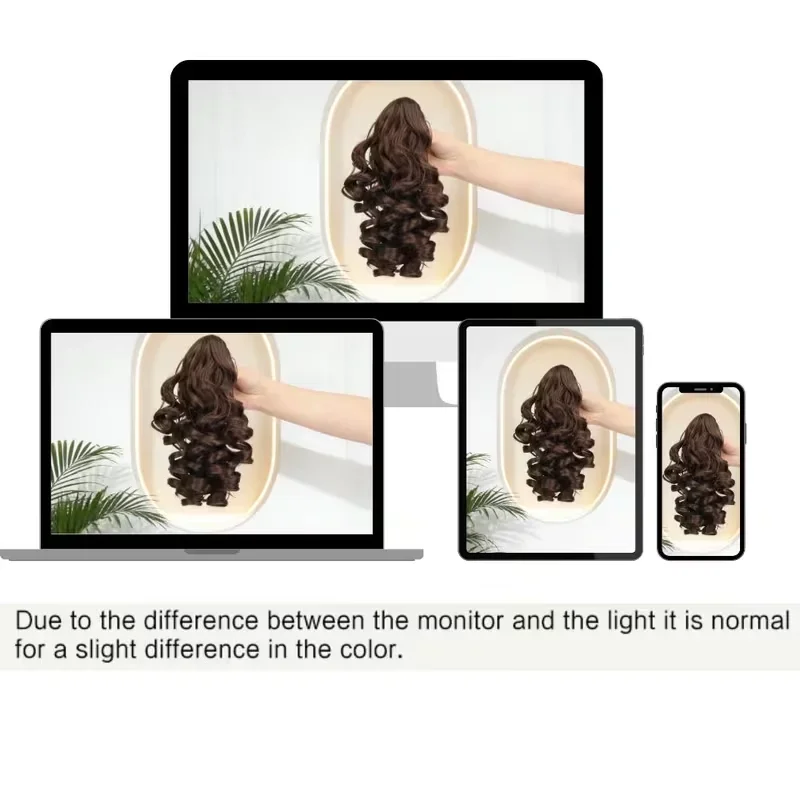 14Inch Synthetic Curly Wavy Claw Ponytail Hair Extensions Fluffy Short Curly Claw Pony Tail Clip On Hairpiece For Women Girls