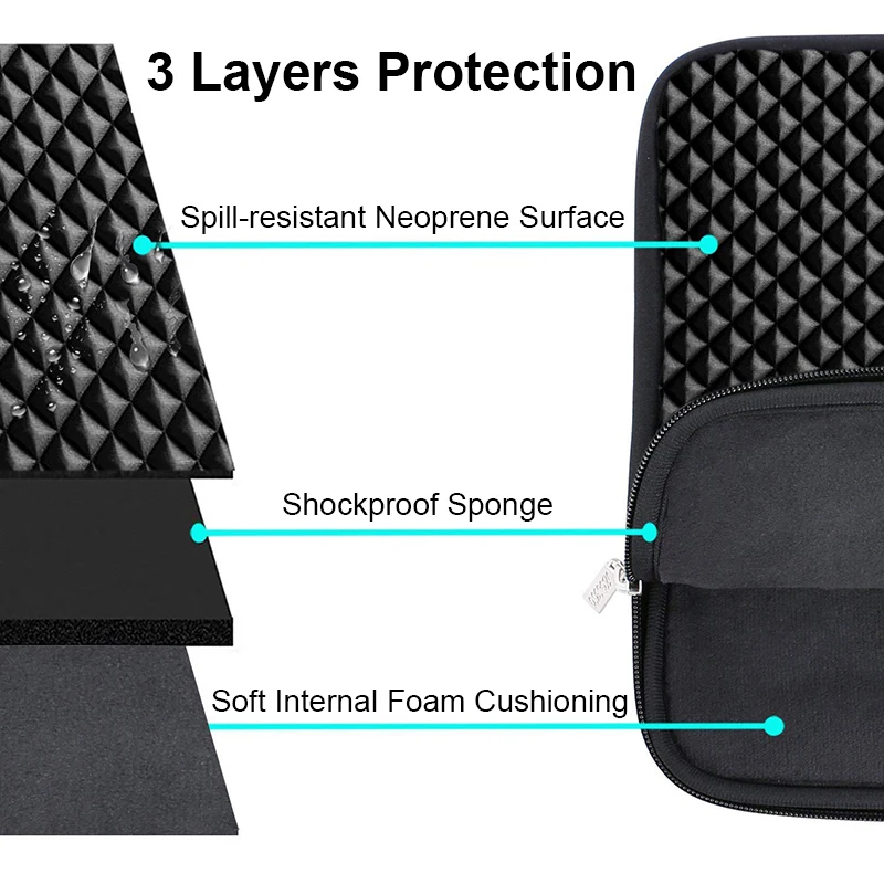Waterproof Lycra Laptop Bag Protector Cover Sleeve Case for Macbook Air pro Xiaomi Huawei HP Ultrabook 11 13 15 15.6 Notebook