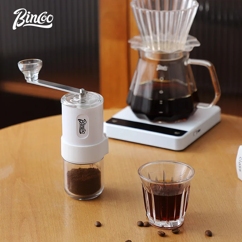 

Bincoo portable hand coffee grinder hand-cranked coffee bean grinder hand-brewed coffee hand coffee grinder coffee machine home