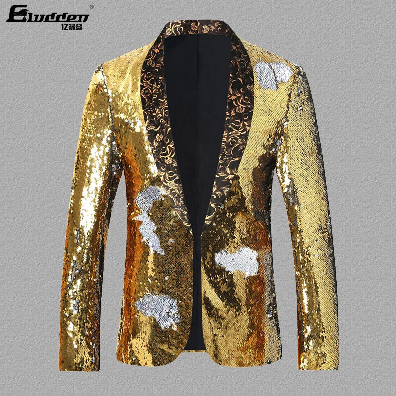 O599tuta da palcoscenico da uomo performance dress bar singer paillettes performance costume performance hot style