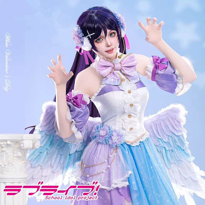 Macoda Umi Cosplay Robe Costume Anime Lovelive Jeu Femmes Halloween Costume Py-Playing Vêtements TANS-XL Pré-vente 2025 Nouveau