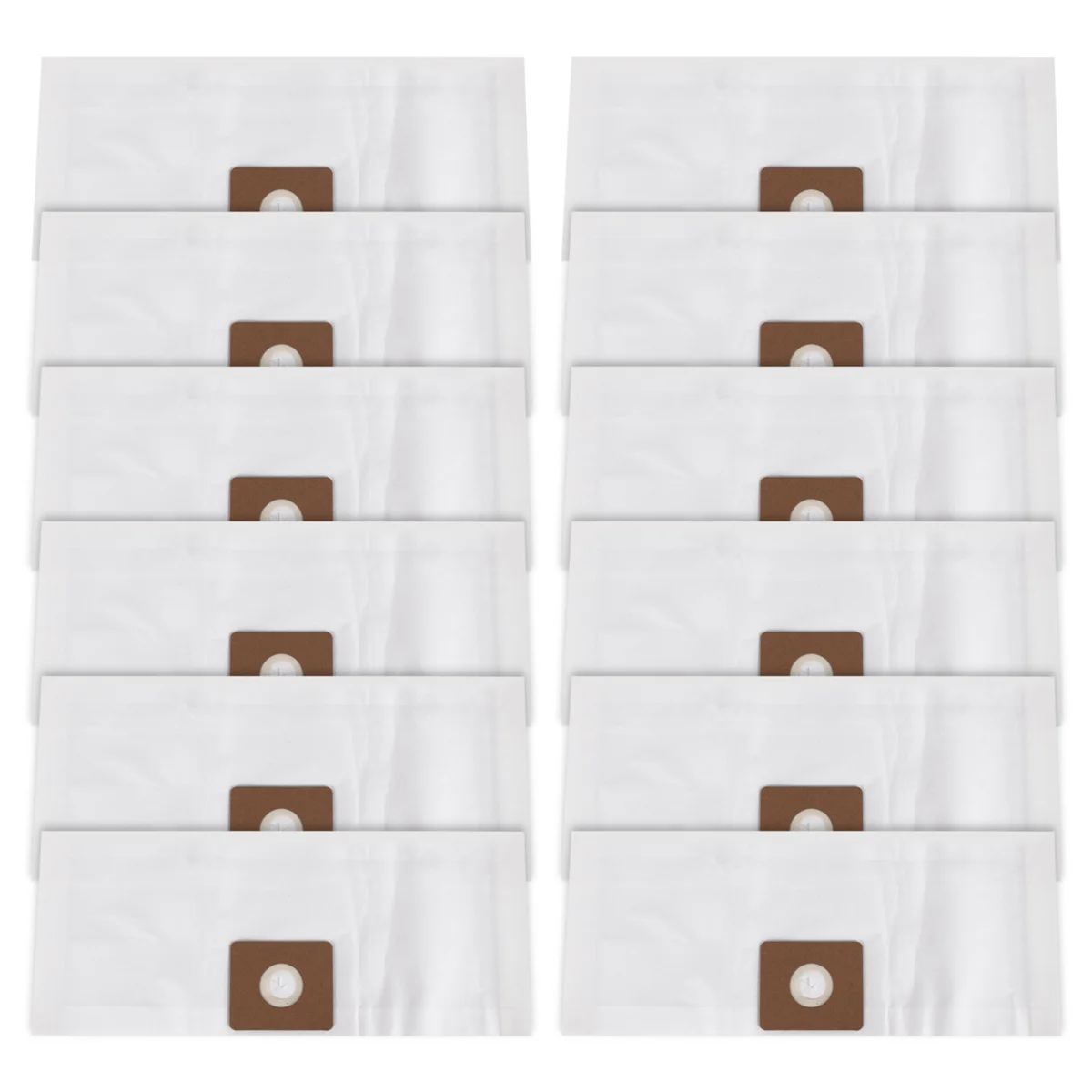 T65C! 12 عبوة من أكياس المكنسة الكهربائية لمكنسة Shop-Vac 9066800 2-2.5 جالون من النوع B وQAM70، أكياس ورق فلتر ممتازة للاستعمال مرة واحدة