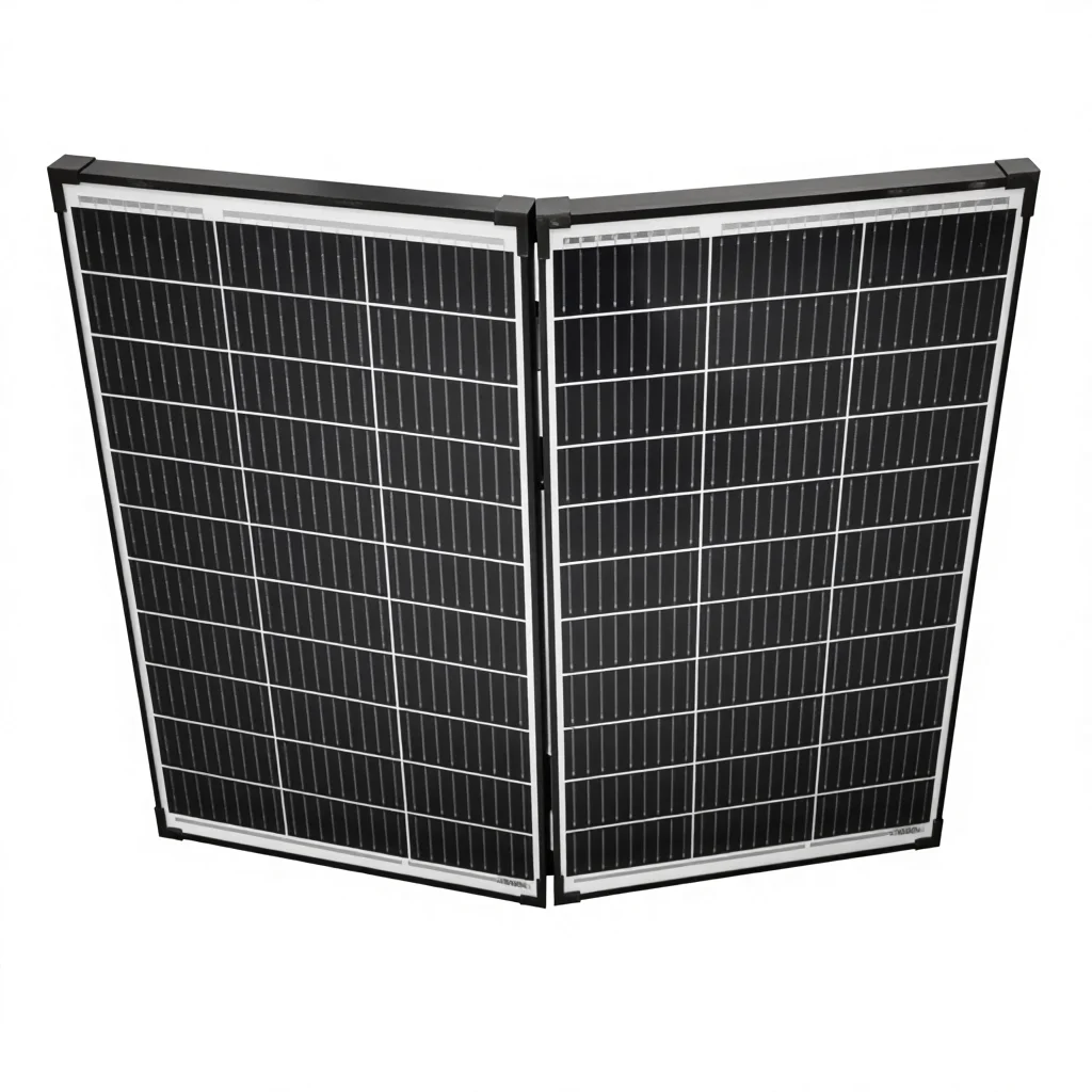 120W Mono-crystalline Foldable Solar Photovoltaic Outdoor Camping Mobile Charging Panel Foldable Small Solar Panel 100w