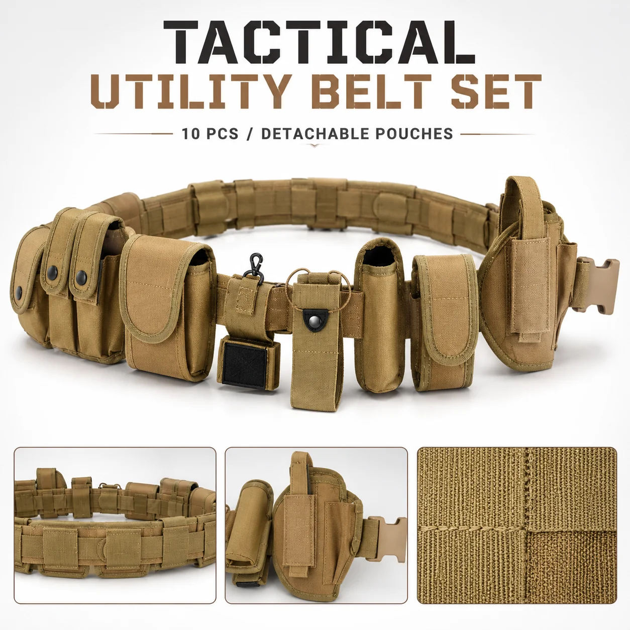 tactical-duty-belt-10-piece-set-detachable-utility-pouches-quick-release-waist-pack-outdoor-security-tool-gear-accessories-kit