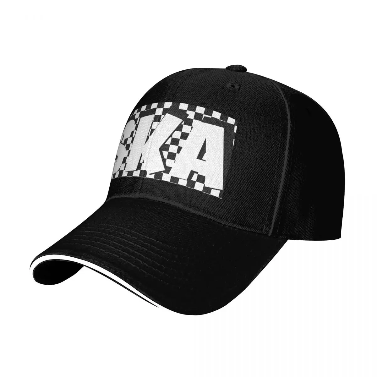 

Ska Checkerboard Baseball Cap Designer Hat Fashion Beach Unique hats Sun Cap Ladies Men's