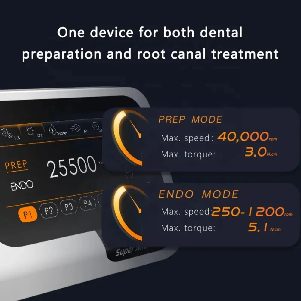 Dental Electric Micromotor Endodontic Implant Motor 1:5 Contra Angle Handpiece Internal Water Spray Brushless Led Micro Motor