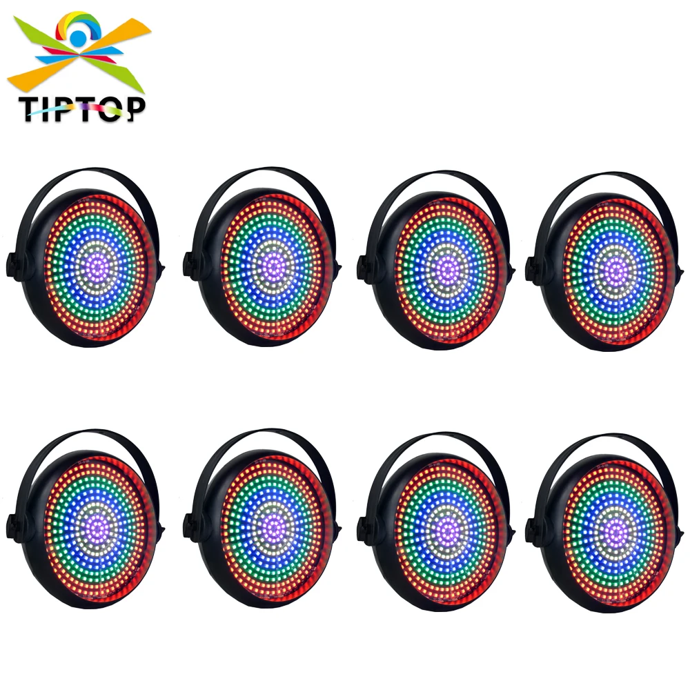 

LED Stage Strobe Light 315 5050 LED RGB Par Spotlight Sound DMX Control for DJ Christmas Party Performance Club Discotheque
