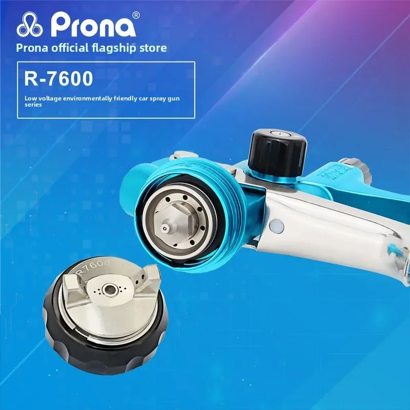 Pistola de Pulverización Neumática de Baja Presión Baoli R-7600, Ecológica para Reparación de Pintura Automotriz, Alta Atomización para Chapa Metálica