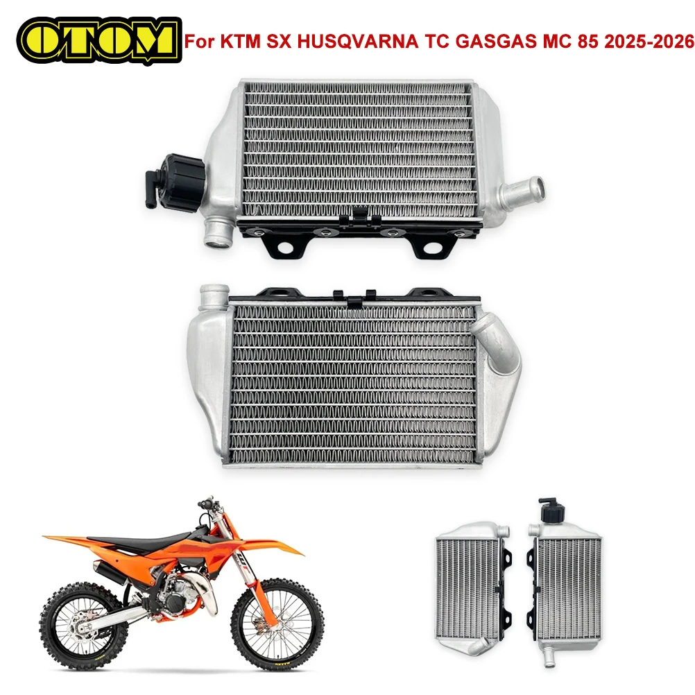 

Motorcycle For KTM HUSQVARNA GASGAS 2025-2026 Left Right Radiator Aluminum Cooler Cooling Coolant SX85 TC85 MC85 Accessories