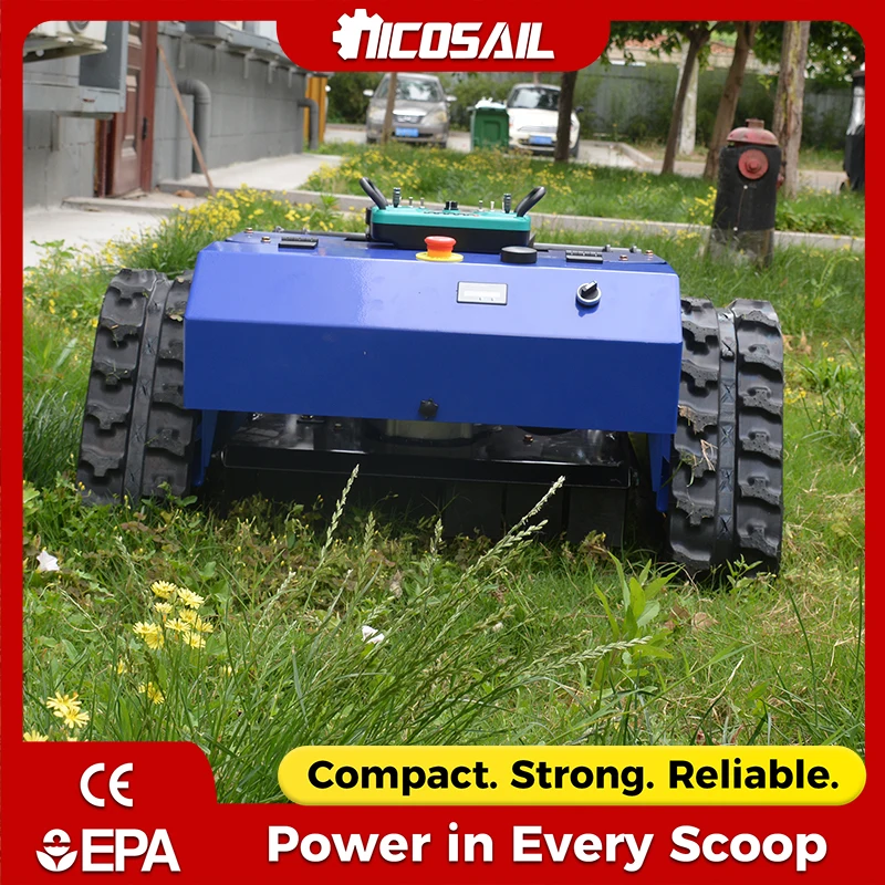 

Custom QL500 24V Remote Lawn Mower, Tool-Free Quick Blade Replacement, CE/EMC, Anti-Slip for EU Garden & Slope Mowing