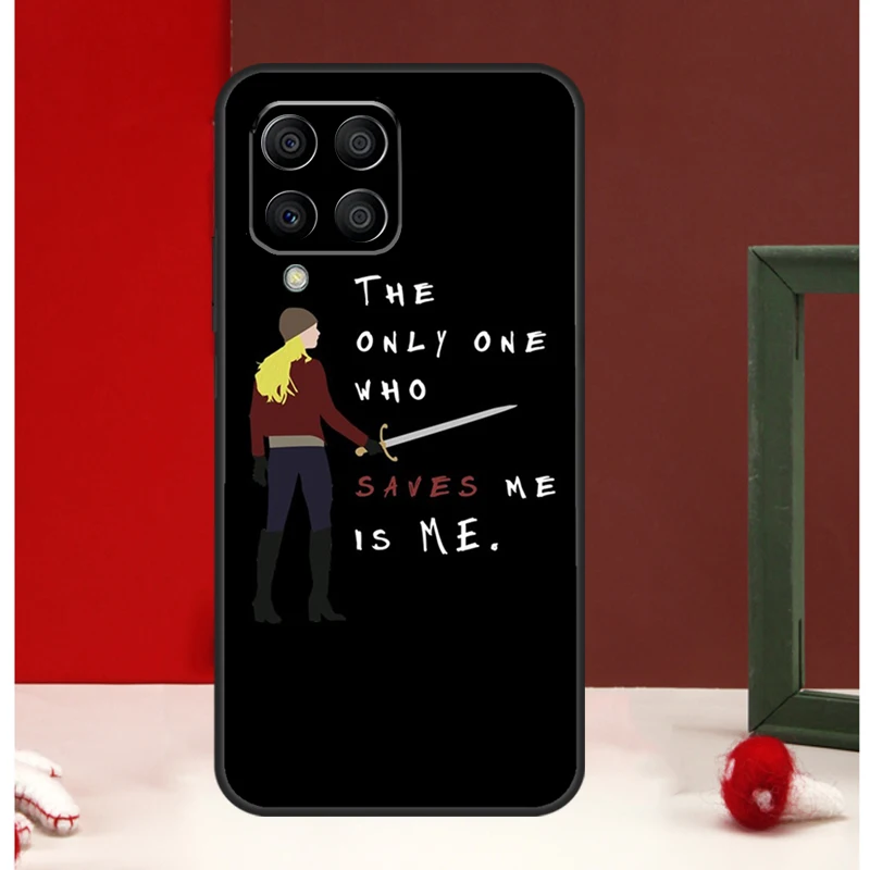 ذات مرة إيما سوان إقتباس حقيبة لهاتف سامسونج جالاكسي M12 M32 M52 M06 M16 M36 M56 M33 M15 M55 M31 M13 M14 M53 M35 M34 M54