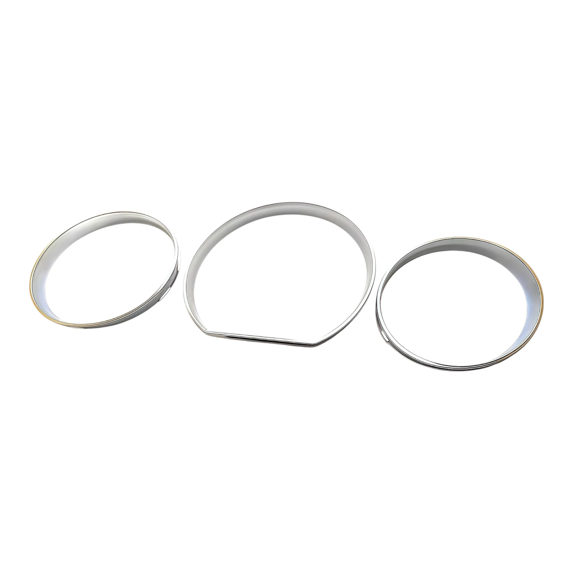 Speedometer Dial Chrome Trim Ring for Mercedes Benz W124 W126 Instrument Gauge Cluster Dashboard Cover
