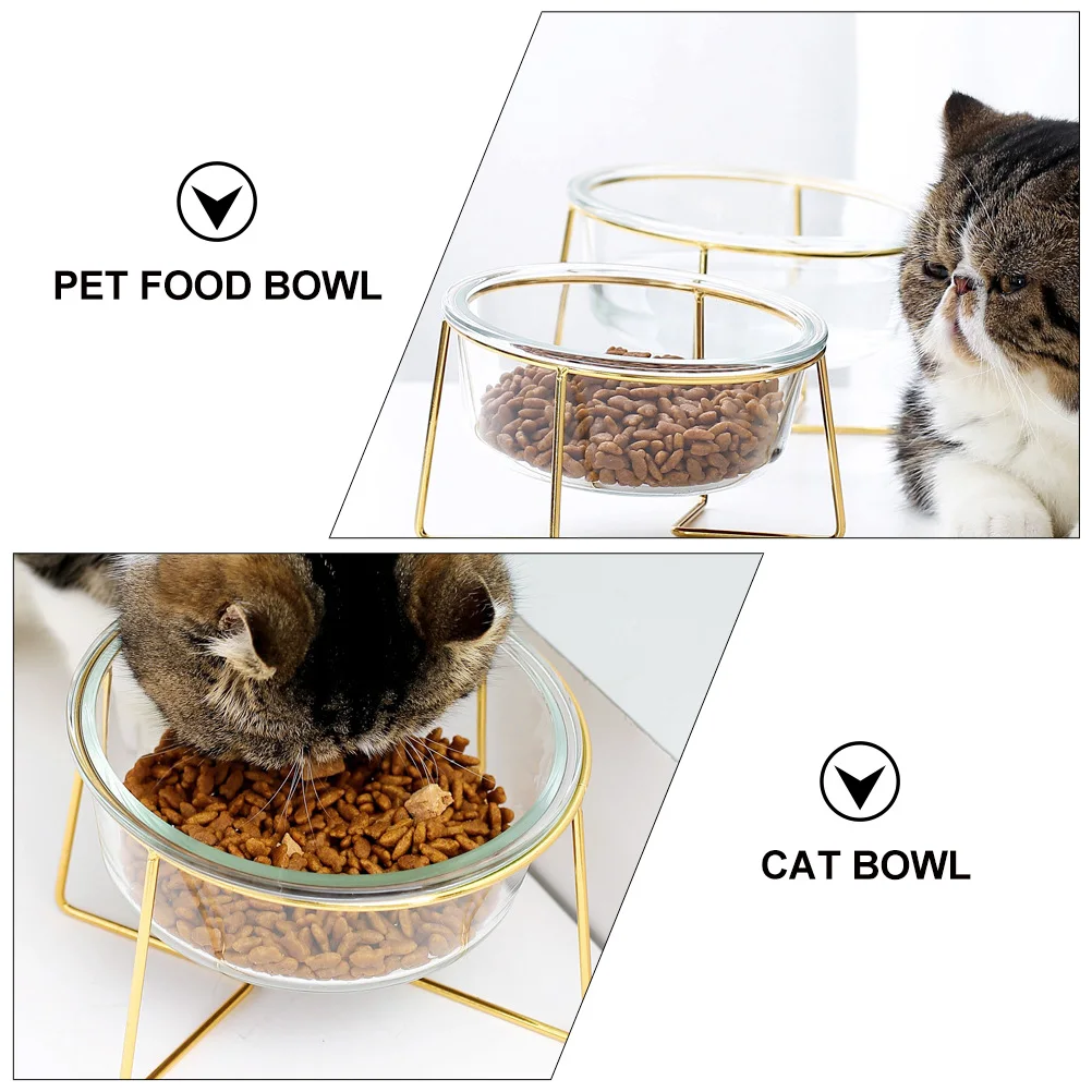 

Cat Dishes Elevated High-footed Pet Bowl Feeder Bowls for Small Dogs