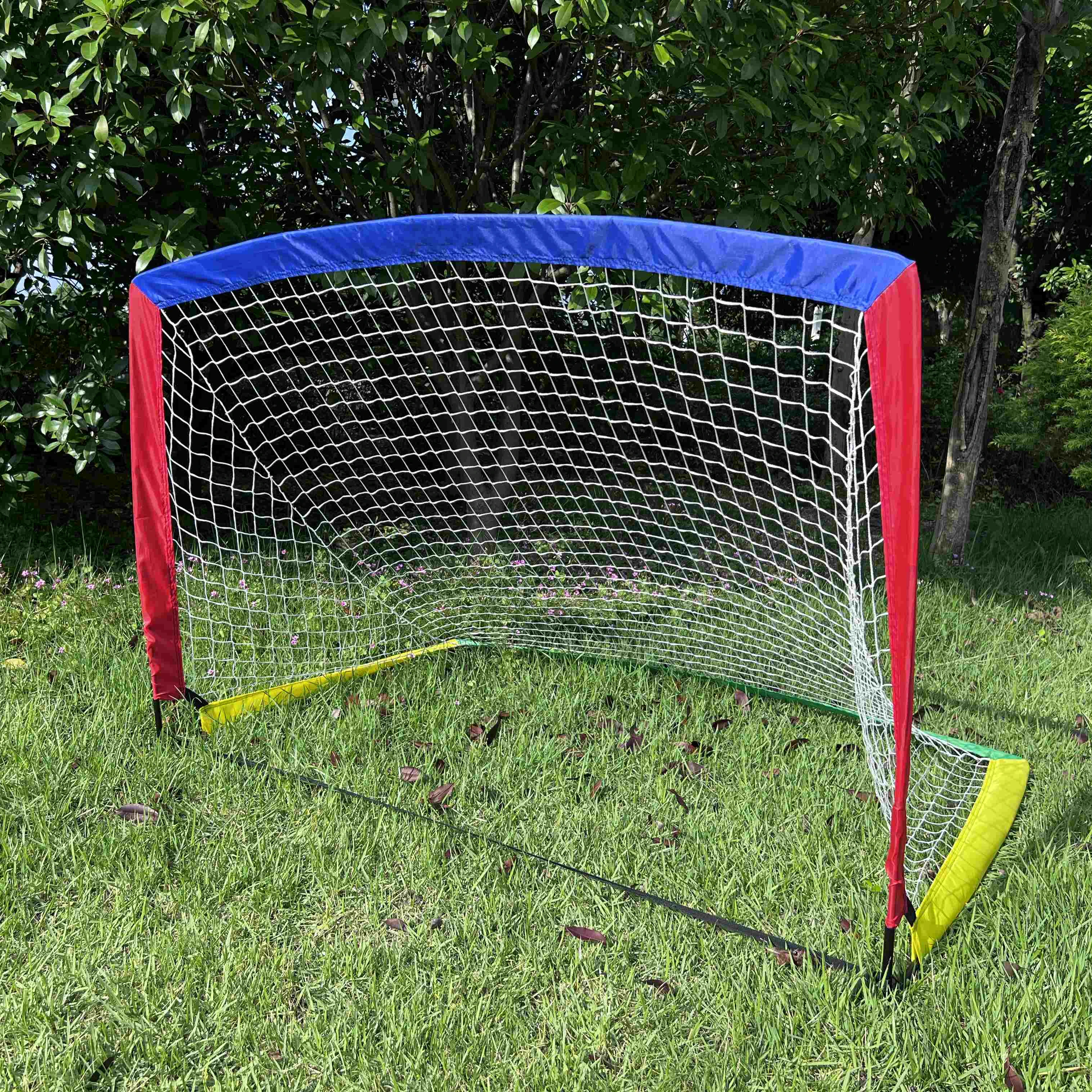 

120×80cm Foldable Pop-Up Soccer Goal, Portable Training Gear for Kids