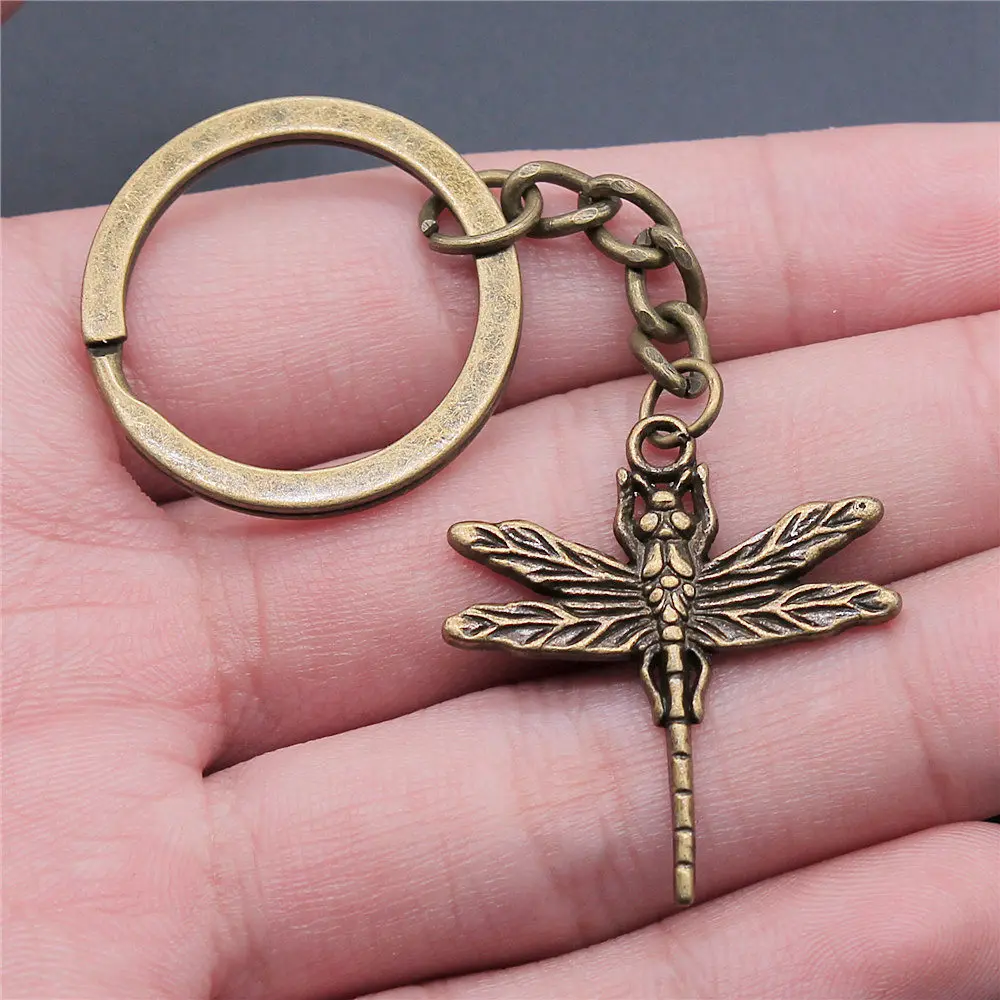 Bee Butterfly Keychains 28mm Ring Men'S Jewellery Evening Original Fittings
