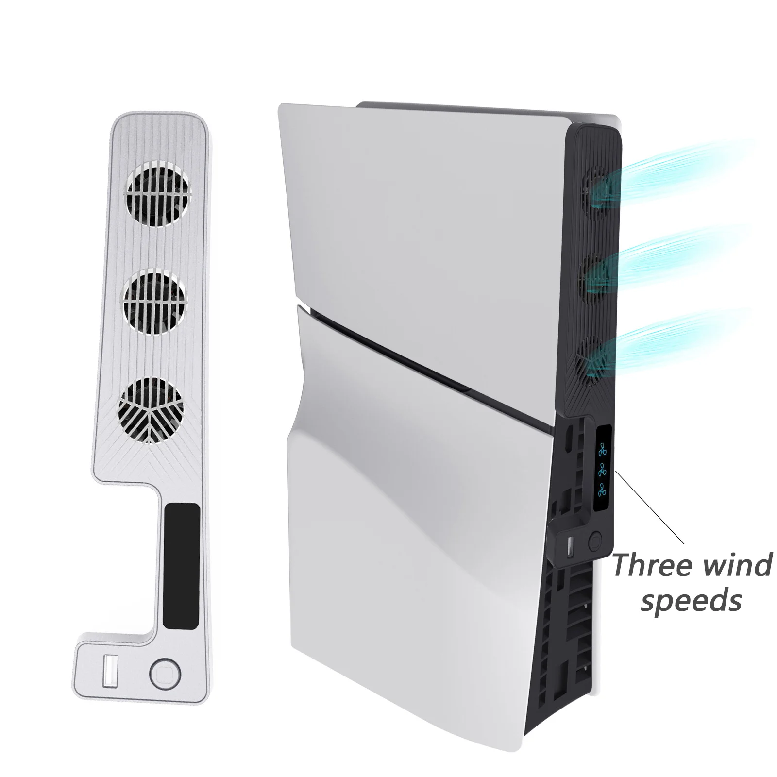 Nuovo per ventola di raffreddamento della Console di gioco PS5slim per ventola di raffreddamento Host PS5Slim ventola posteriore tre livelli di conversione gratuita personalizzata