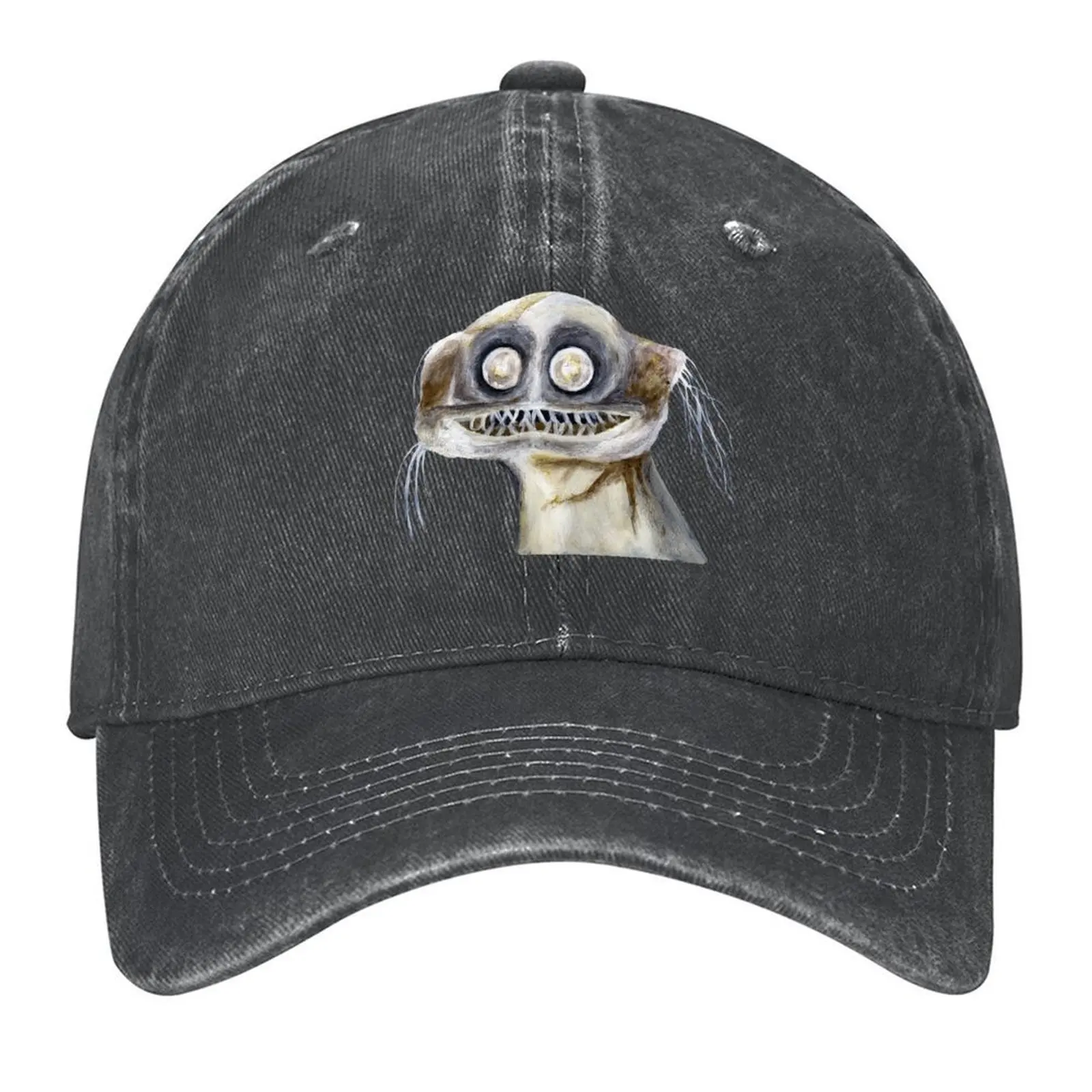 

The Incredibly ugly Gigantura Indica or Telescope Fish acrylic painting Baseball Cap Trucker Hat Beach Outing Golf Men Women's