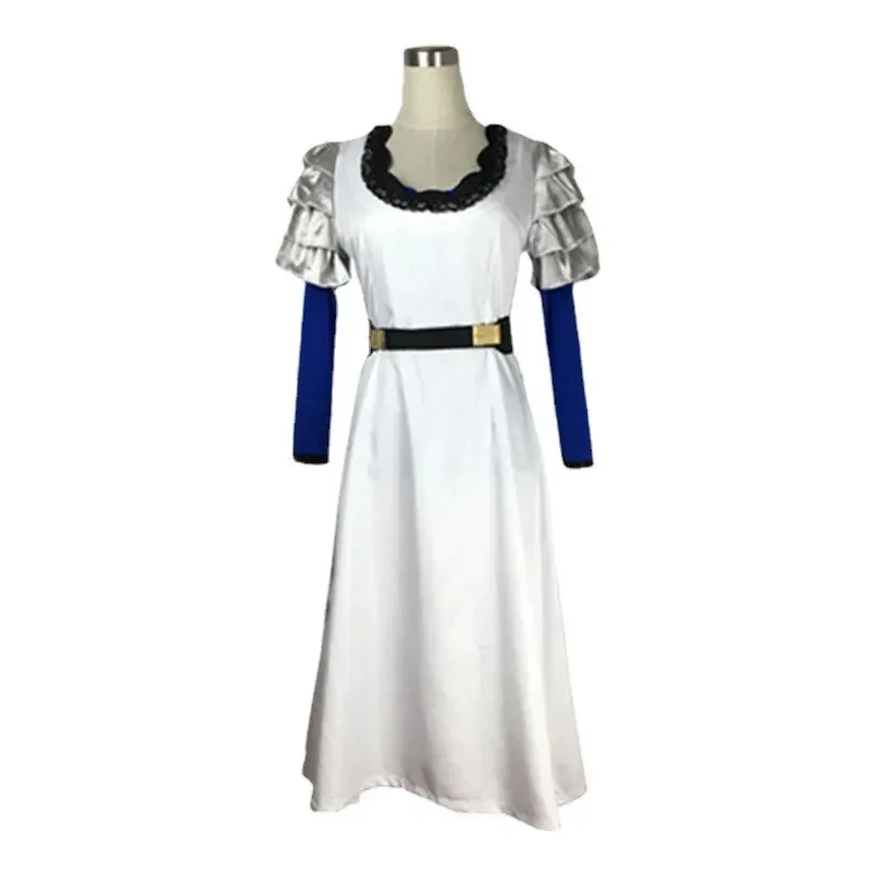 أنيمي طوكيو الغول كاميشيرو ريز تأثيري حلي بيضاء طويلة الأكمام فستان شعر مستعار نظارات الكبار امرأة مثير كرنفال البدلة olp ؛ 4