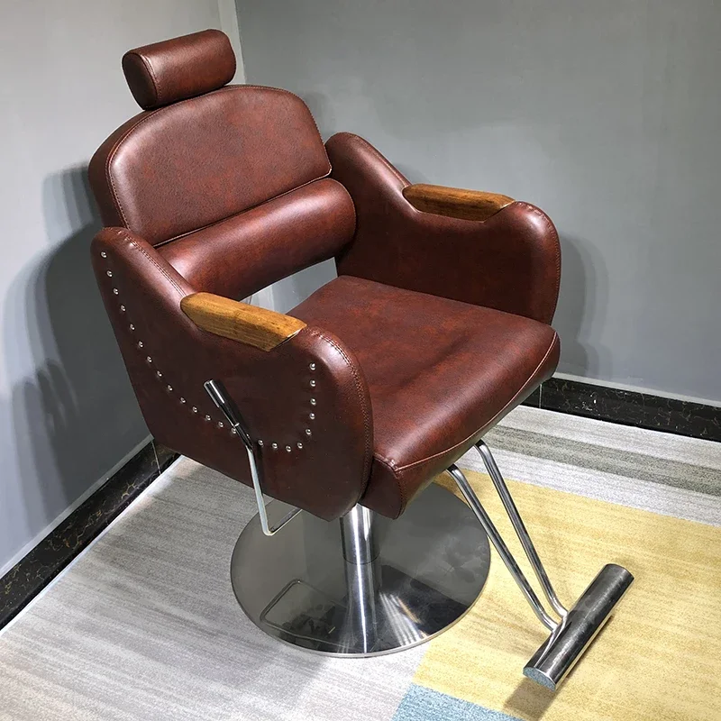 Customizable Barber Chair Vanity Armchair Hairdressing Chair Tattoo Swivel Chair