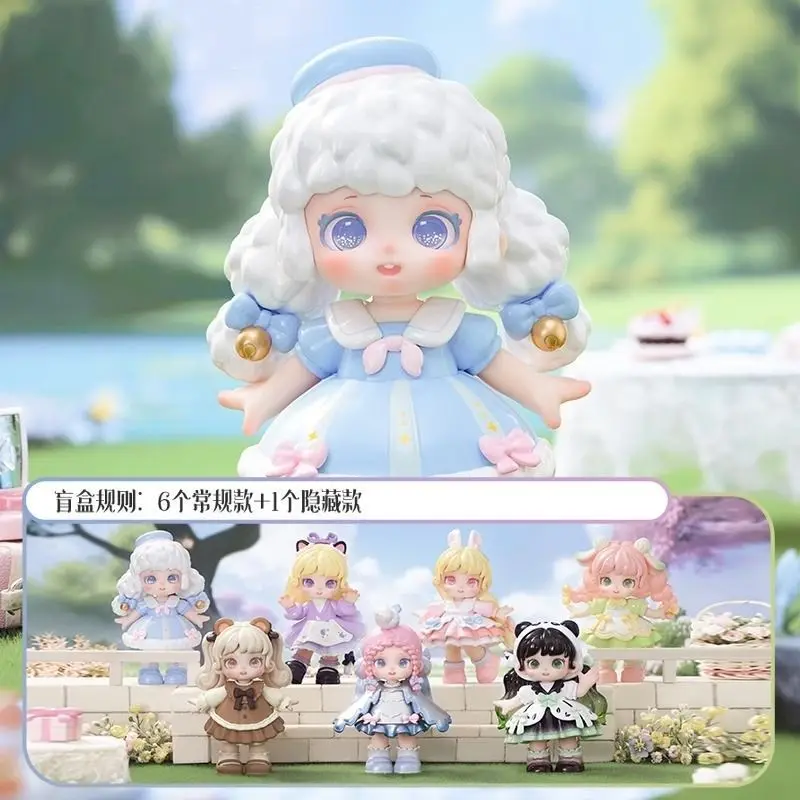 

Аутентичная серия Miana Senling Tea Party, слепая коробка Kawaii Girl, модная игровая кукла, орнамент, коробка-сюрприз, подарок на день рождения