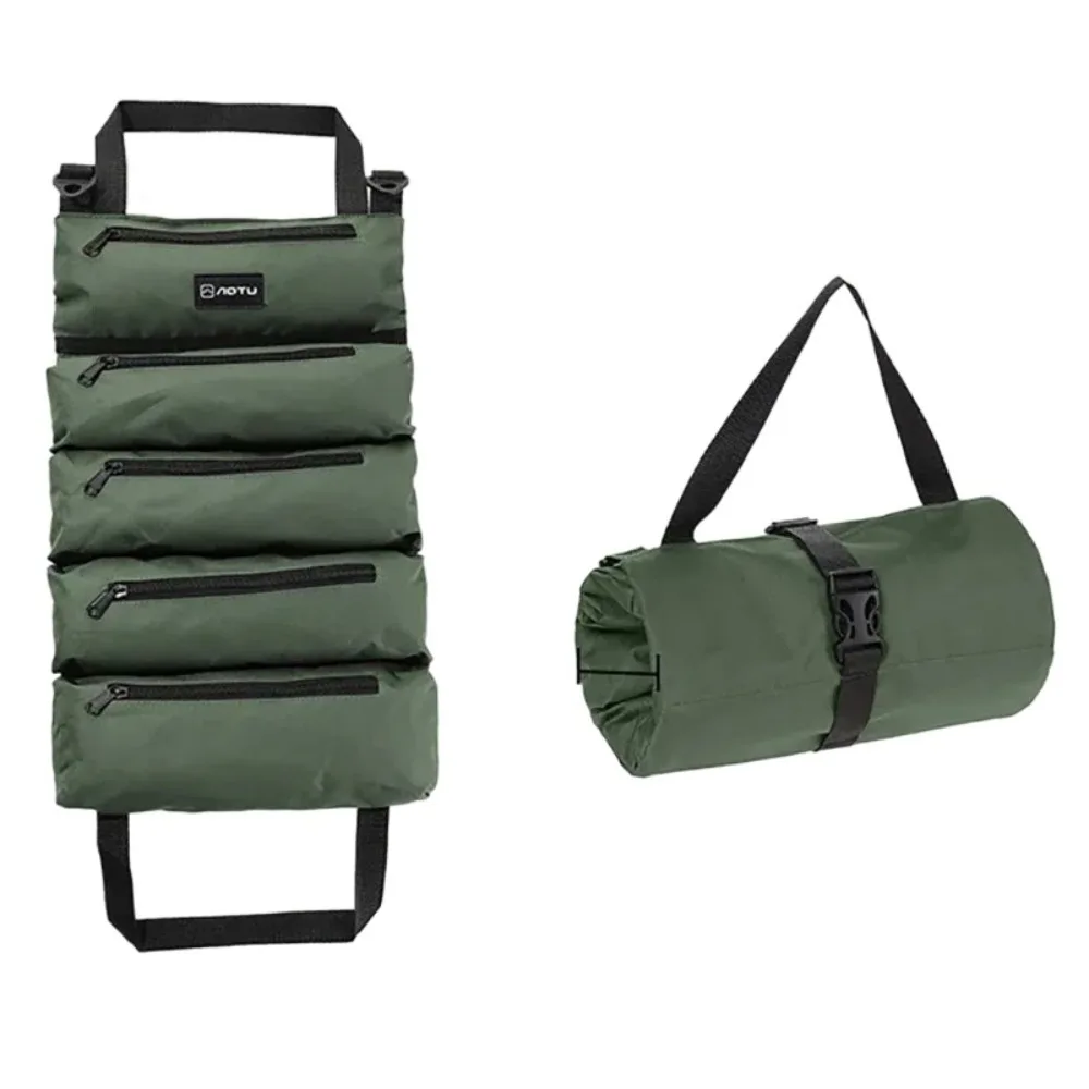 

New Oxford Cloth Outdoor Camping Bag Canvas Multi-Functional Roll Up Tool Bag Wrench Roll Special Repair