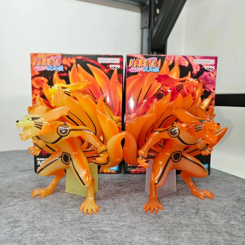 

Bandai новый аниме Naruto ShippūDen Kurama Kyuubi ПВХ настольный орнамент фигурка модель коллекционные игрушки подарки на день рождения для мальчиков