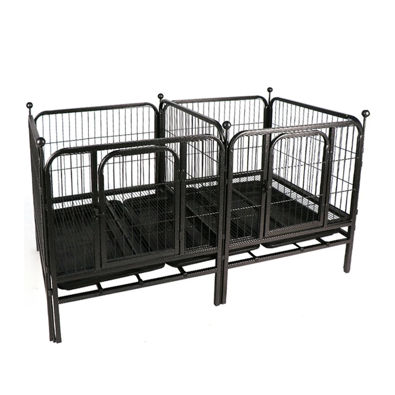 Classics Designs Big Size Dog Temporary Fence Outdoor Retractable Fence For Dogs Stackable Dog Kennel Fence