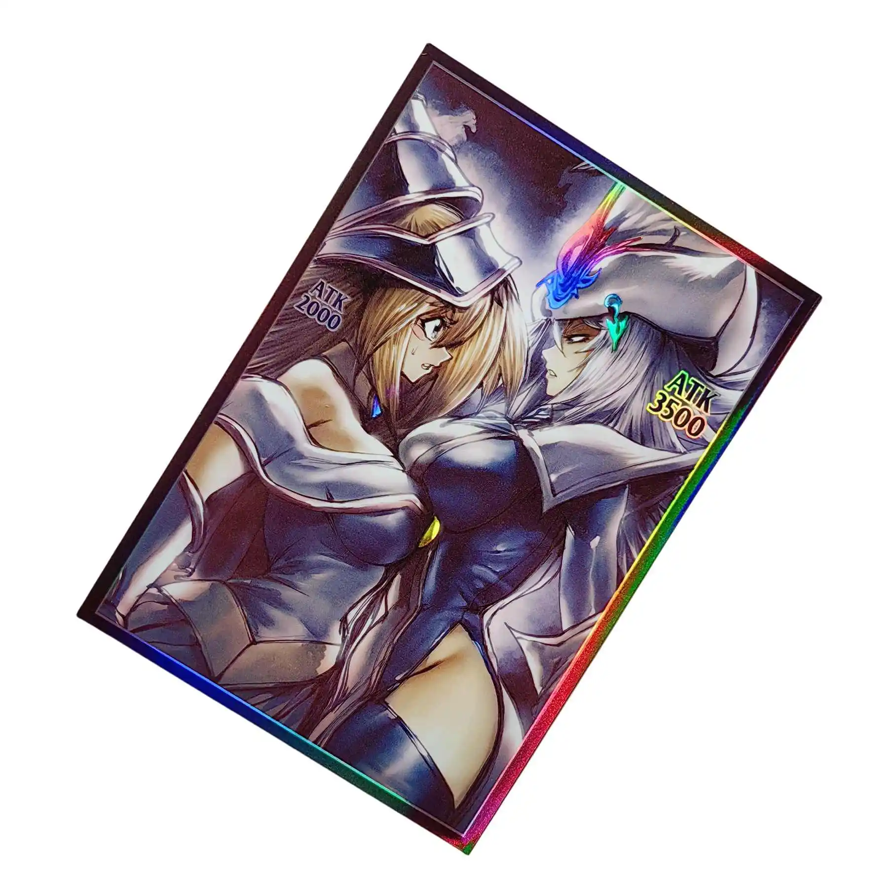 63x90 مللي متر 50 قطعة حافظة بطاقات ثلاثية الأبعاد YGO حافظة بطاقات التوضيح أنيمي حامي غطاء بطاقة لألعاب المجلس بطاقات التداول