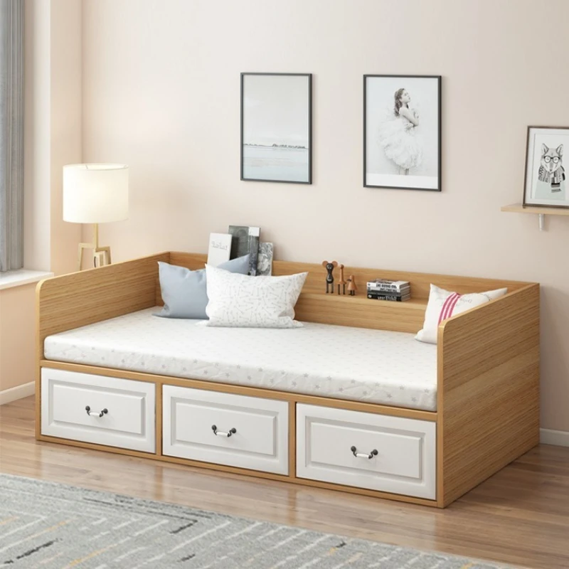 Bedroom Single Double Bed Small Unit Special Bed Board Drawer Storage Bed