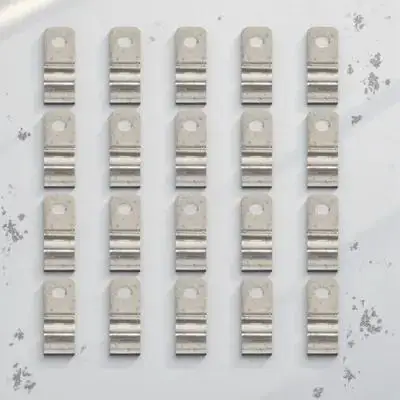 

20 pcs R-Type Cable Clamps Wire Fixator Organizer Clips Metal Cord Fastener Holders Durable Easy Install Practical Cable