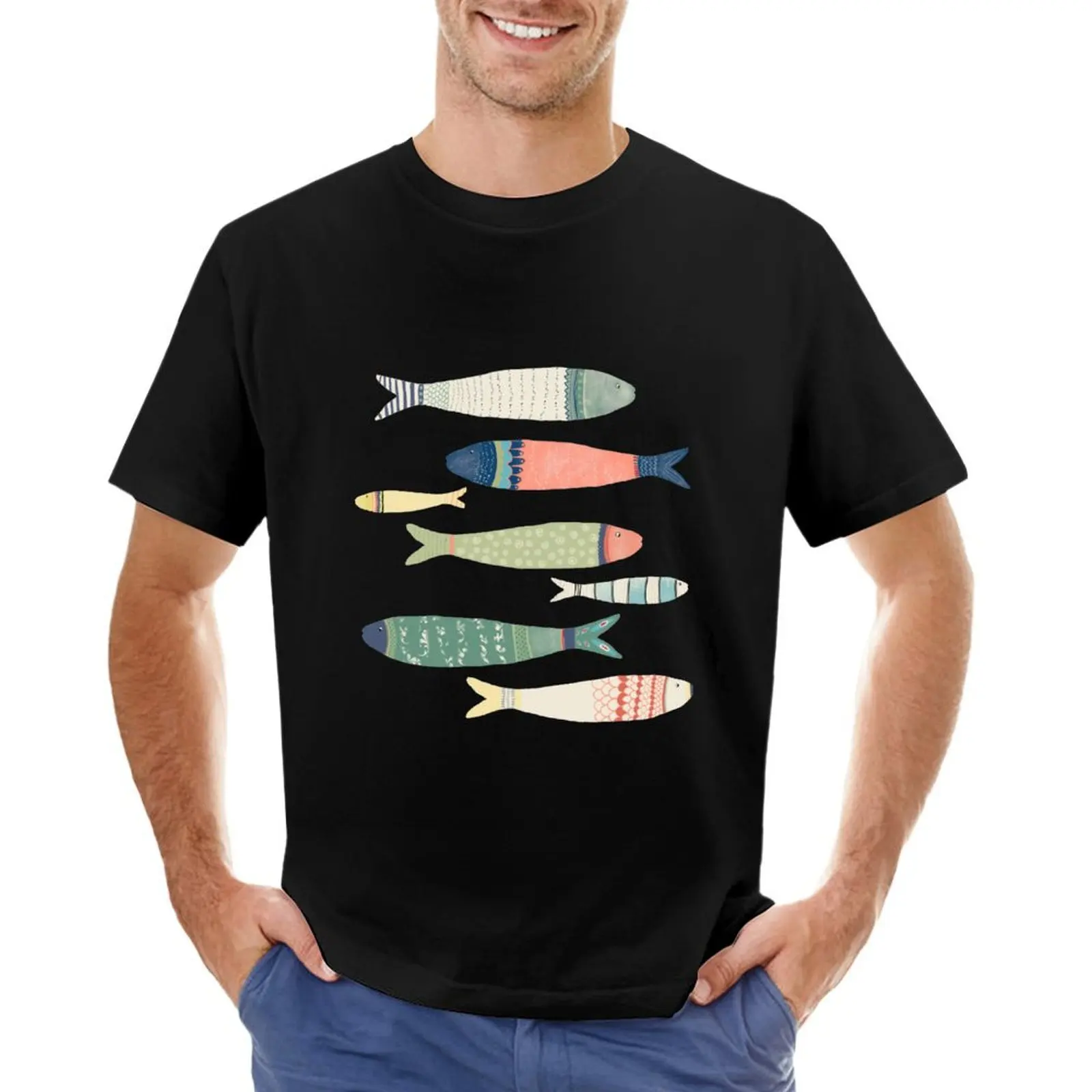 Sardines T-Shirt customs design your own Blouse shirts graphic tee summer top cotton t shirt men