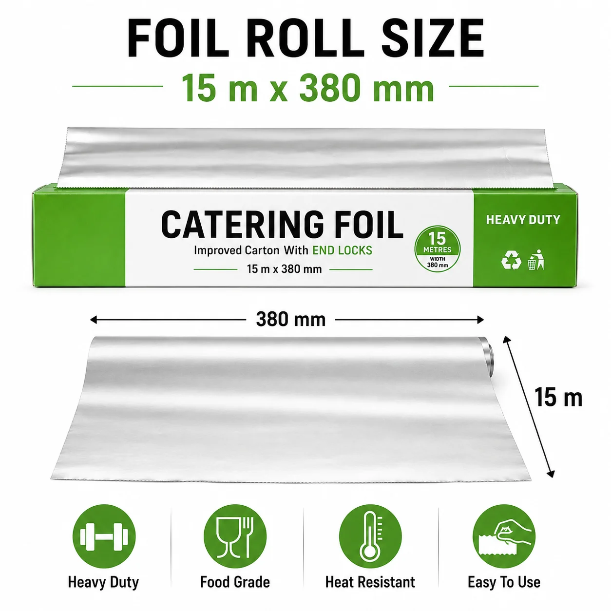 Rollo de Papel Aluminio de Alt - Foods X reseña y precio