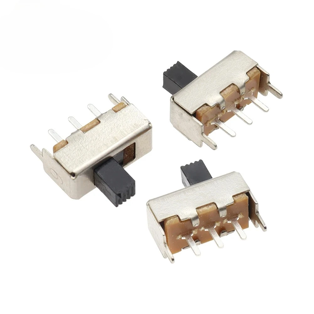 1000PCS SS12F44 3Pin Switch SS-12F44G5 Single Row Vertical Toggle Switch Handle Length 5MM