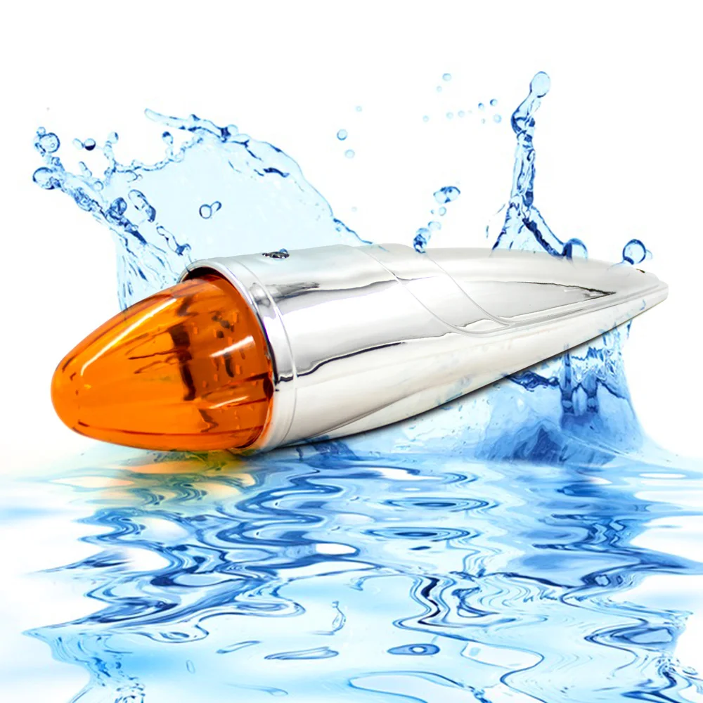 1 قطعة 12 فولت 24 فولت 18LED غطاء أصفر ضوء أصفر مطلي قذيفة سقف شريط إضاءة حصيرة مناسبة لشاحنات بيك اب وسيارات الشحن