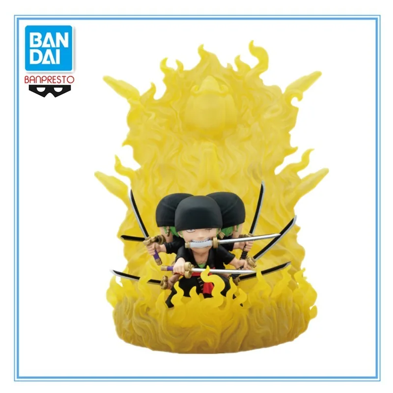 

В наличии Bandai One Piece Roronoa Zoro Room Light - Kiki Nine Swords Ryu Asura Фигурка Высокодельная Коллекционная Модель Игрушки Подарки