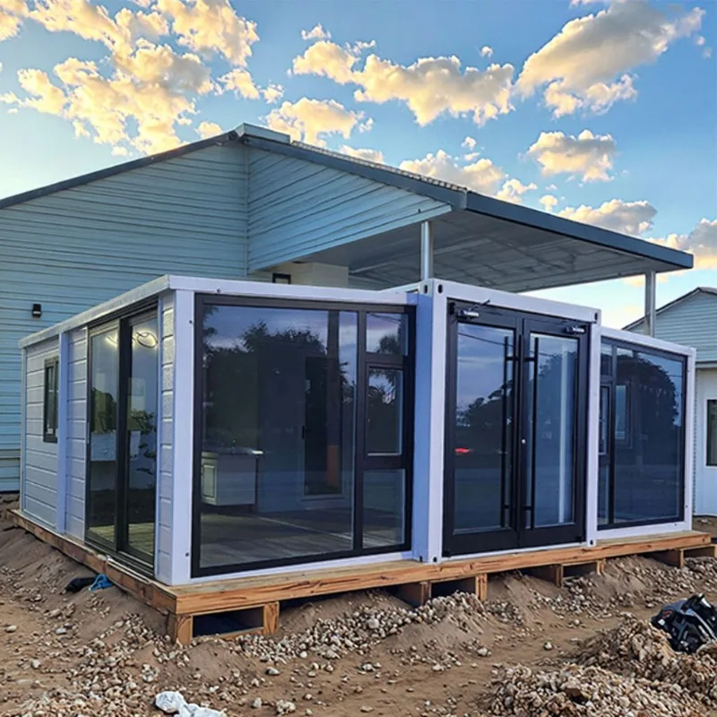 Warehouse Barn Portable Tiny Home Expandable Prefab Modular Container House Prefabricated Casa Prefabricadas Made Sandwich Panel