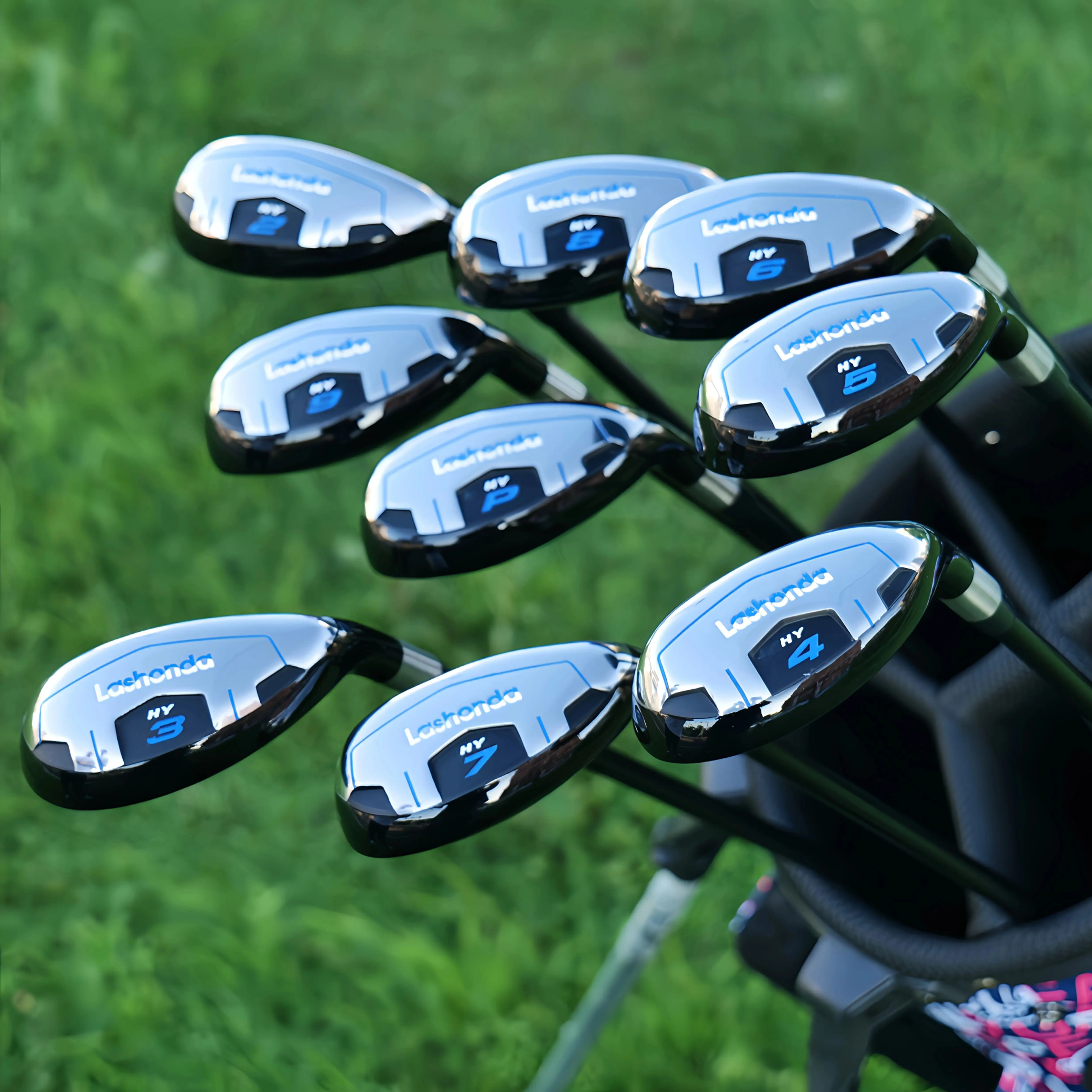 Lashonda Golf Hybrid Utility Club, Stainless Steel Small Hollow Head, SR‑Grade Carbon Fiber Shaft, High‑Rebound Long Distance, L