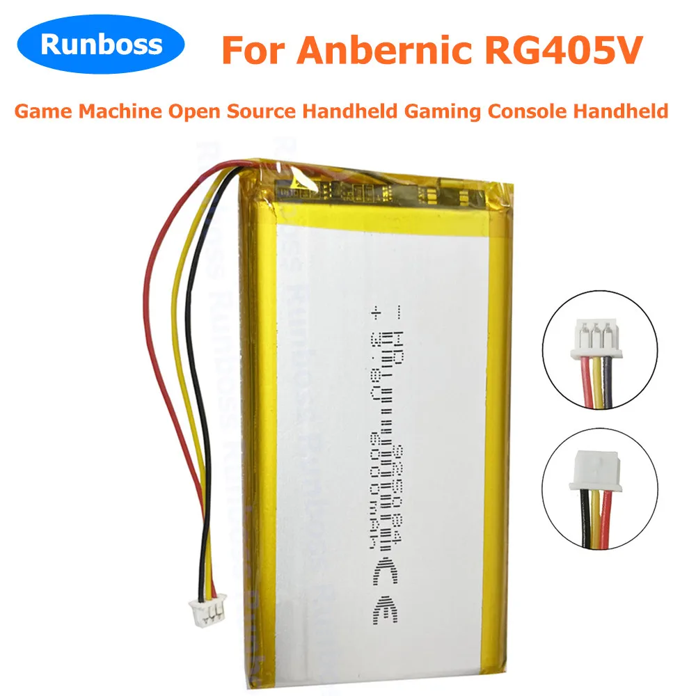 Replace 3.8V 6000mAh 904884 1.25mm Lipo Battery For Anbernic RG405V Game Machine Open Source Handheld Gaming Console Handheld