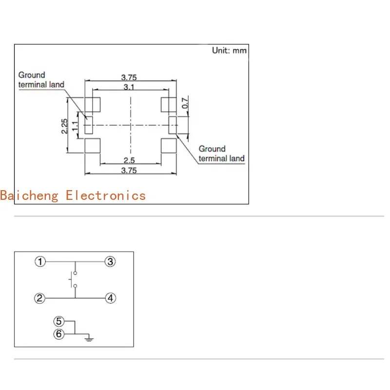 20 PZ SKSGPCE010 patch 6 pin 3 * 2.7 * 1.4 pulsante leggermente touch piccolo microinterruttore