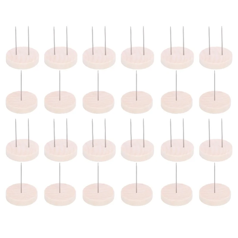 

Набор из 24 подставок для вязаных кукол: 12 одинарных и 12 двойных деревянных держателей для демонстрации вязаных кукол