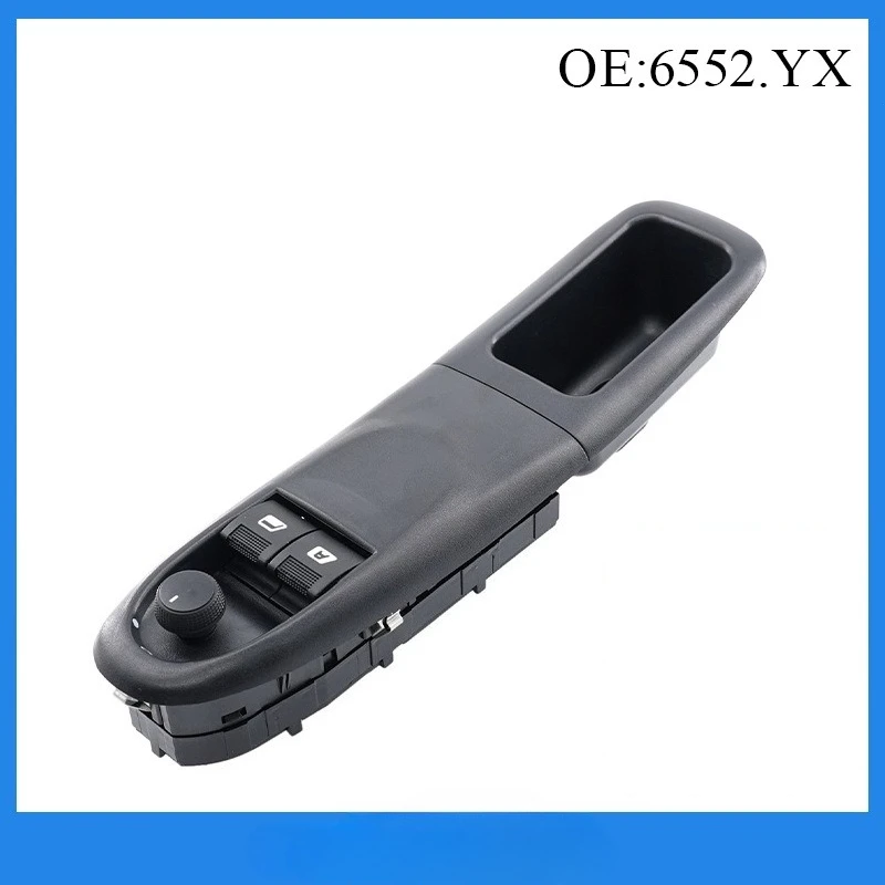 6552.YX 6552YX プジョー406 1995 1996 2007年式 車用パワーウィンドウマスタースイッチ リフター ミラーコントロールボタン アクセサリー