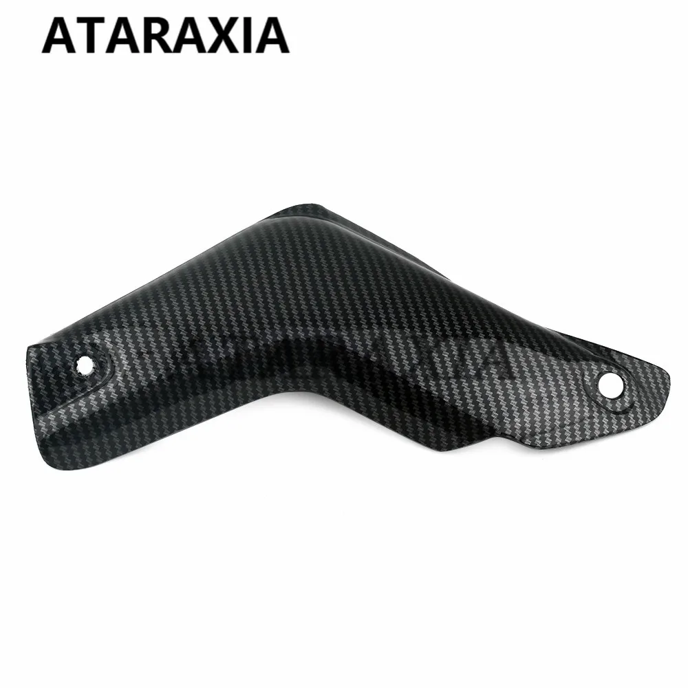 Motorcycle Exhaust Protective Shell ABS Carbon paint Exhaust Heat Shield Cover Fairing For HONDA CBR1000RR 2004 2005 2006 2007