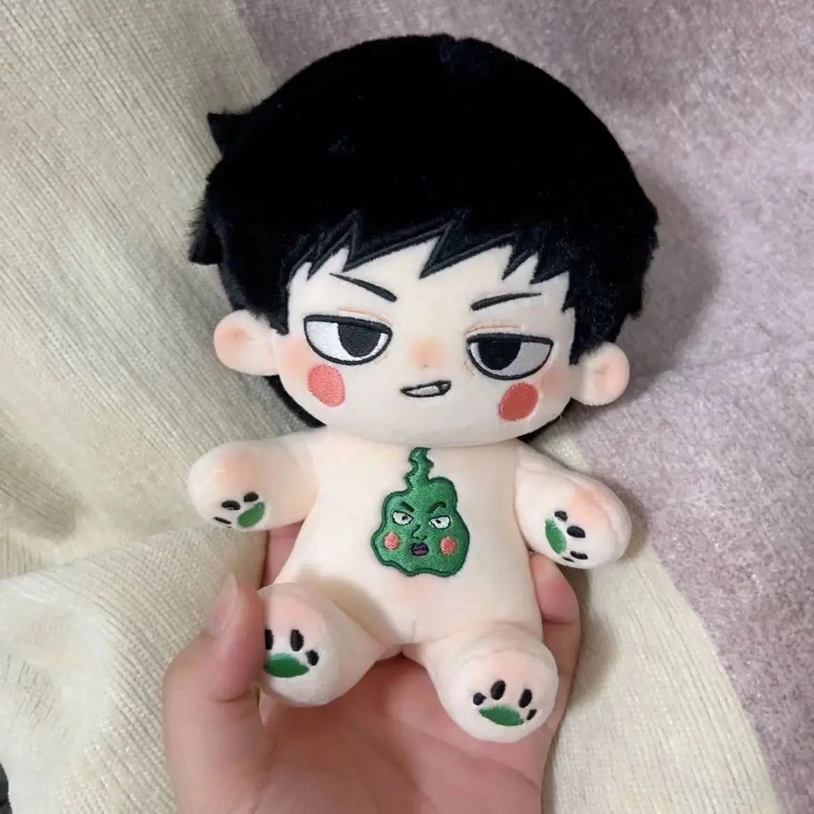 Peluche 20cm jeu Anime Mob Psycho 100 Reigen Arataka Figure corps en peluche poupée jouet COS habiller enfants adultes coton enfant cadeau