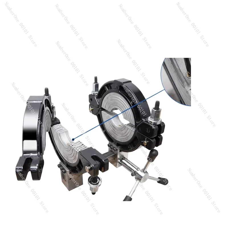 Mini PPR manual socket bracket, hot melt device pe siphon bracket, same layer drainage butt welding machine