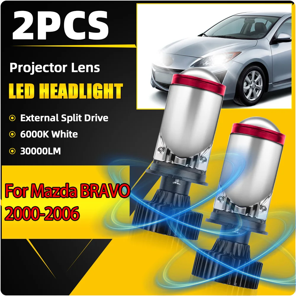 

3570 CSP H4 Фара с линзой проектора 6000K HB2 Фара 30000LM Внешний привод 300 Вт для Mazda BRAVO 2000 2001 2002-2006