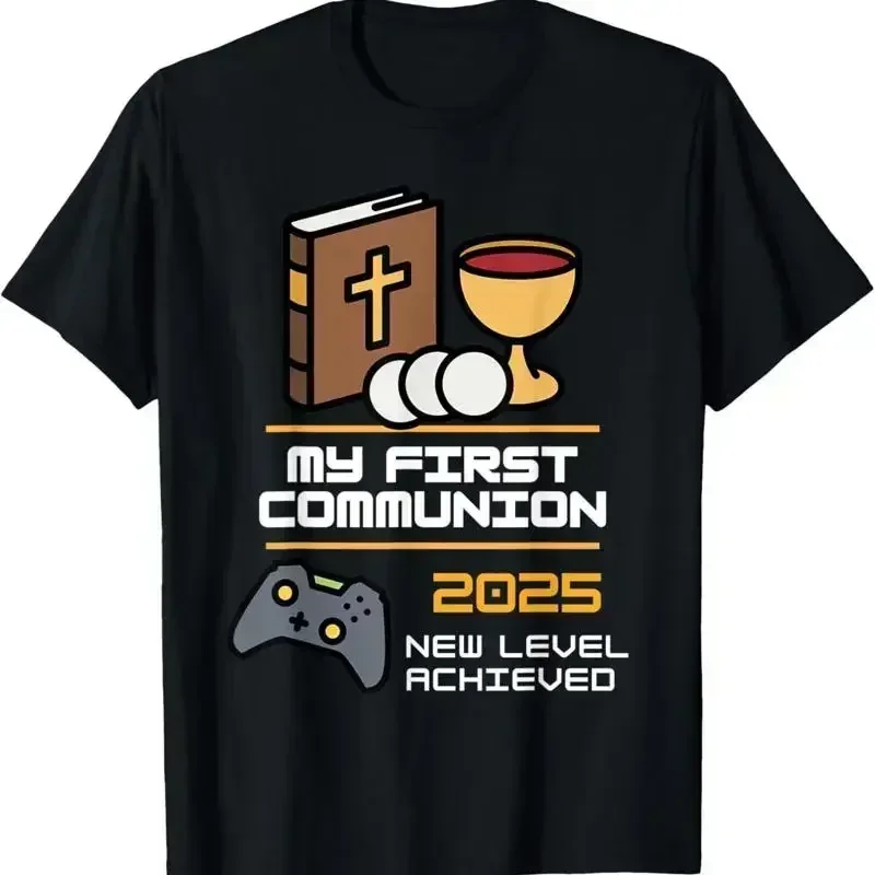 My 1st First Communion 2025 Controller Video Game T Shirt